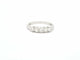 Bague Bague rivière en or blanc 18 carats et diamants 0,51 ct 58 Facettes 9951