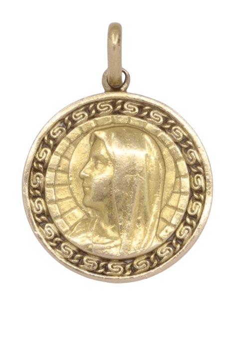 Pendentif Médaille vierge ancienne 58 Facettes 085211