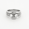 Bague 55.5 Bague en or blanc 18K, platine & diamants 58 Facettes BEA33762-1