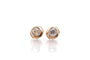 Boucles d'oreilles Puces d’oreilles en or jaune 18 carats et diamants 0,70 ct 58 Facettes 24269B