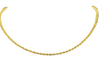 Collier Collier maille corde or jaune 58 Facettes LP177