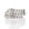 Bracelet Bulgari Serpenti Viper - Bracelet 3 rangs en or blanc et diamants 58 Facettes 2.17274