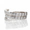 Bracelet Bulgari Serpenti Viper - Bracelet 3 rangs en or blanc et diamants 58 Facettes 2.17274