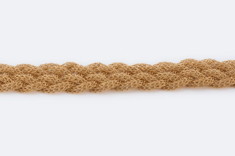 Bracelet Oro Giallo Bracelet en tissu en or jaune 18 ct 58 Facettes brc246