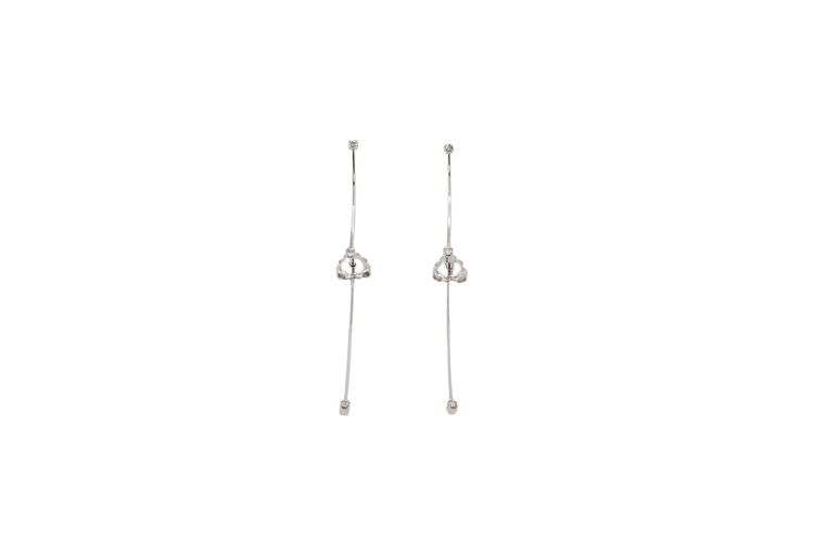 Boucles d'oreilles Pendentifs en or blanc et diamants 58 Facettes ORC17
