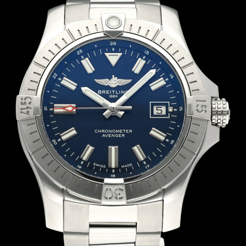 Breitling Avenger A17318 ur - Automatisk ur 43 mm, æske og papirer (2021) 58 Facettes BTL/AVG/050