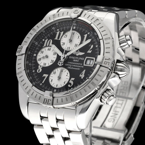 Hodinky Breitling Chronomat Evolution A13356 - Automatické ocelové hodinky 44 mm 58 Facettes BTL/CHM/171