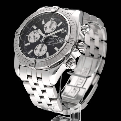 Hodinky Breitling Chronomat Evolution A13356 - Automatické ocelové hodinky 44 mm 58 Facettes BTL/CHM/186