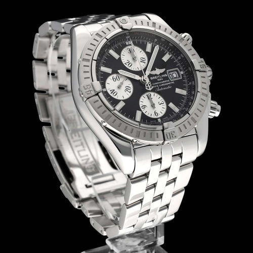 Breitling Chronomat Evolution-klocka - Automatisk klocka 44 mm i stål, ref. A13356 58 Facettes BTL/CHM/191
