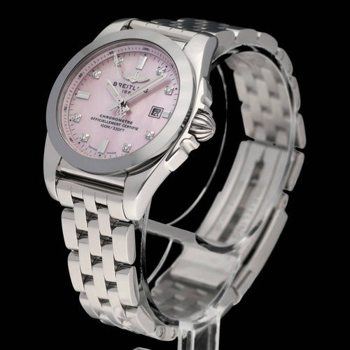 Breitling Galactic - Teräksinen kvartsikello ref. W72348 (29 mm) 58 Facettes BTL/GAL/004