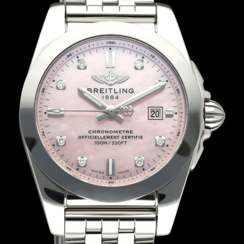 Breitling Galactic - Teräksinen kvartsikello ref. W72348 (29 mm) 58 Facettes BTL/GAL/004