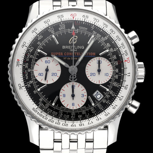 Orologio Breitling Navitimer - Orologio automatico in acciaio 42 mm, rif. A23322 58 Facettes BTL/NVT/089