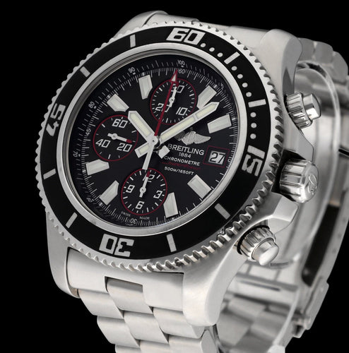 Hodinky Breitling Superocean - Chronograf II A13341 z oceli 58 Facettes BTL/SOC/093