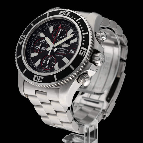 Hodinky Breitling Superocean - Chronograf II A13341 z oceli 58 Facettes BTL/SOC/093