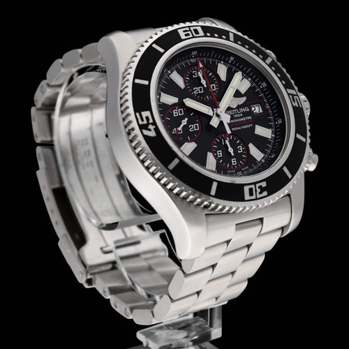 Hodinky Breitling Superocean - Chronograf II A13341 z oceli 58 Facettes BTL/SOC/093