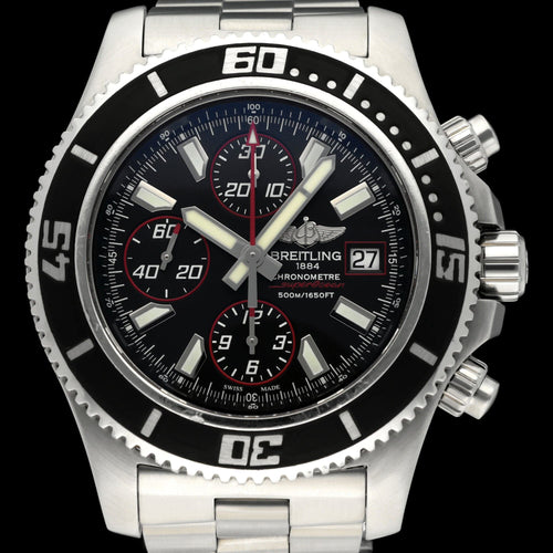 Hodinky Breitling Superocean - Chronograf II A13341 z oceli 58 Facettes BTL/SOC/093