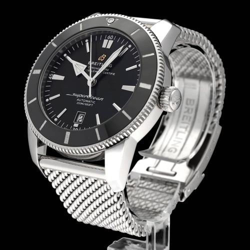 Hodinky Breitling Superocean Heritage II 46 - Automatické ocelové hodinky AB2020 58 Facettes BTL/SOC/097