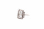 Bague 54 Bague vintage en platine et or 18k avec diamants 58 Facettes 26483-26556