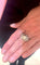 Bague 53 Bague style Art déco en or gris 18 carats et diamants 58 Facettes BD172