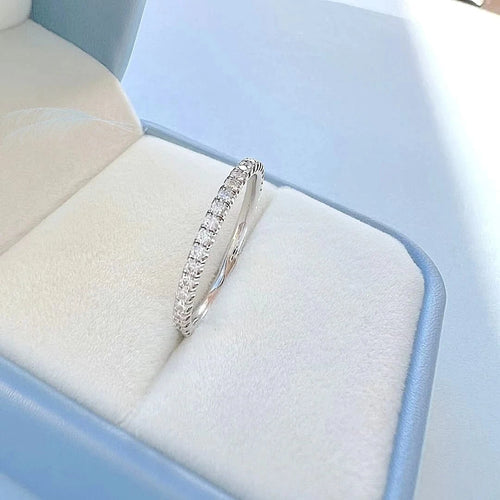 Bague 56.5 Bague Alliance Américaine Diamants 0,82 carat 58 Facettes AA 1712