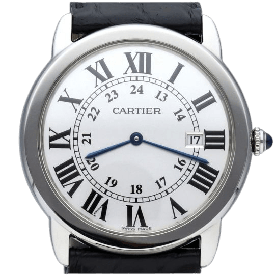 Montre Cartier Montre Ronde Solo De Cartier 58 Facettes MT40108