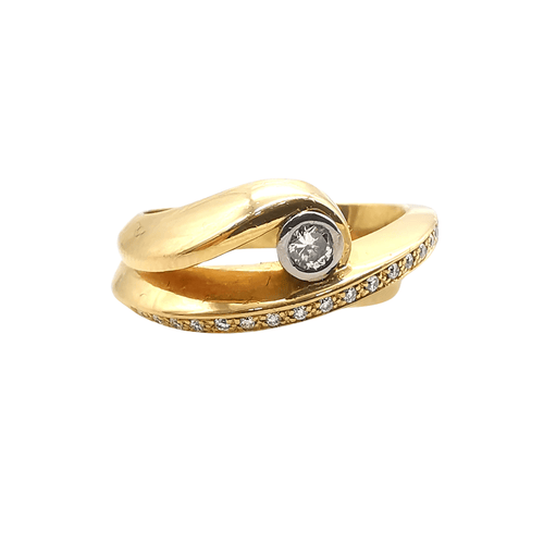 Bague 55 Bague or & diamants 58 Facettes