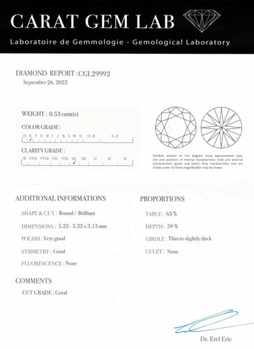 Anillo 53.5 Anillo jonc Art Deco en oro blanco 750 y diamantes 58 Facettes F1876 A10902