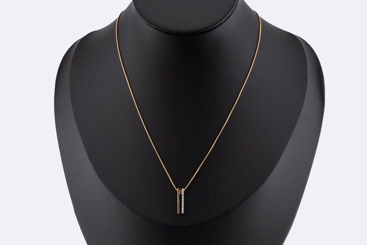 Collier Oro Giallo Chaîne avec pendentif en or jaune 18 kt 58 Facettes col71