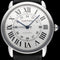 Часовник Cartier Ronde Solo de Cartier XL 3517 - Часовник от стомана 42 мм 58 Facettes CRT/RSL/001