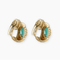 Boucles d'oreilles Fred - Boucles d’oreilles en or jaune 18k et topazes bleues 58 Facettes