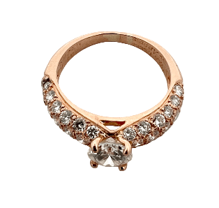 Bague VAN CLEEF & ARPELS - Gold Diamond Ring 58 Facettes 58F3