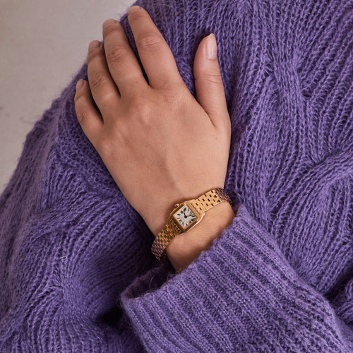 CARTIER - Montre Santos Demoiselle 58 Facettes