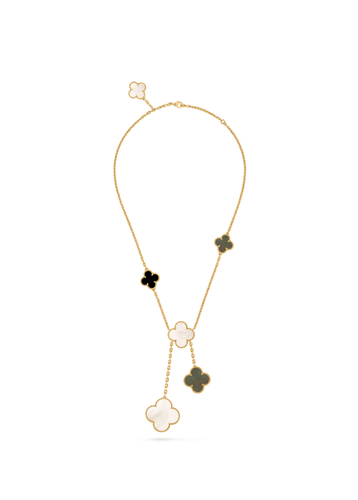 Collier Van Cleef & Arpels Magic Alhambra - Collier 6 motifs en or jaune et nacre 58 Facettes 2.19441