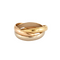 Bague 55 CARTIER - Bague Trinity 3 ors moyen modèle 58 Facettes
