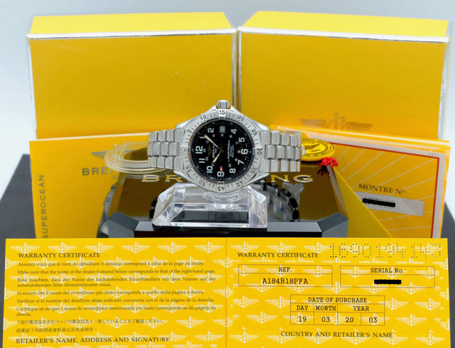 Breitling Superocean Watch - Automatic watch A17340 41 mm steel (2003) 58 Facettes BTL/SOC/095