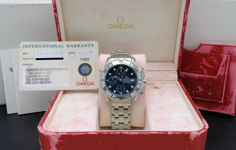Omega Seamaster Diver 300M Watch - Automatic steel watch ref. 2598.80 58 Facettes OMG/SEA/303