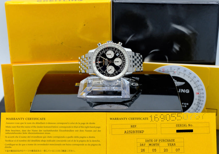 Hodinky Breitling Navitimer - Automatické ocelové hodinky ref. A23322 (2007) 58 Facettes BTL/NVT/084
