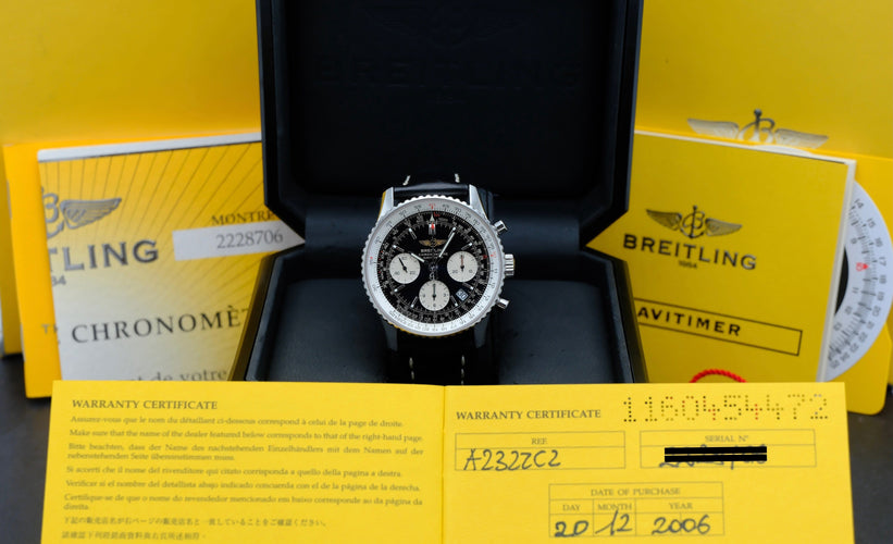 Breitling Navitimer Watch - Automatic watch ref. A23322 42 mm steel 58 Facettes BTL/NVT/086