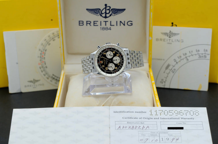 Breitling Navitimer 92 - Automaattinen teräskello 38 mm 58 Facettes