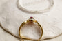 Ring 58 Openwork ring with yellow gold surround and rubies, diamonds 58 Facettes 3747