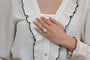 Bague 54 Bague Art déco en platine et or 18k avec diamants 1,06 ct 58 Facettes 26479-26559