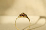 Anillo 56 Anillo Marquesa en oro amarillo de 18 quilates y granates 58 Facettes 3795