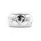 Bague 54 Bulgari Monologo - Bague en or blanc 18 ct et diamants 58 Facettes 8947
