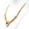 Collier Collier - Collier en or jaune 18 kt avec saphir du Sri Lanka, diamants et rubis 58 Facettes 22289