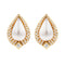 Boucles d'oreilles Boucles d'oreilles - Clip en or 18 kt avec perles Mabè et diamants 58 Facettes 22282