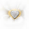 Bague Repossi - Bague cœur en or jaune 18 ct et diamants 0,64 ct 58 Facettes 22038