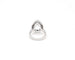 Bague 54 Bague en or blanc 18 ct avec aigue-marine 3,63 ct et diamants 0,66 ct 58 Facettes 14262