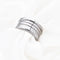 Bague Bulgari B.zero1 - Bague 4 bandes en or blanc 18 carats 58 Facettes 21002