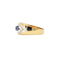 Bague Bague en or jaune 18 ct avec saphir et diamant 58 Facettes 16933