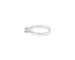 Bague Bague solitaire Alfieri 0,15 ct en or blanc avec pavage sur l'anneau 58 Facettes 14336